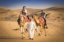Abu Dhabi: Desert Safari with Dune Bashing, SandBoarding & BBQ