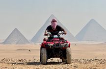Giza Pyramids with ATV, Camel Ride, Nile Boat and Old Market Tour