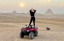 Giza Pyramids with ATV, Camel Ride, Nile Boat and Old Market Tour