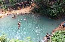 Blue Hole and River Tubing Adventure in Ocho Rios
