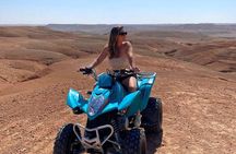 Dinner in agafay desert under the stars with camles&quad tour