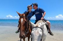 Blue Hole, Horseride with Swim and Bamboo Rafting Ocho Rios