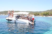 Split/Kaštela/Trogir: Blue Lagoon 3 Islands Tour with drinks