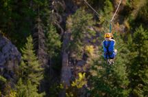 Cross Canyon Zipline Tour in Peachland BC Canada