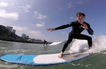 Surf Lesson At Makaha Beach in Miraflores!