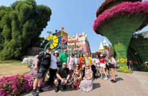 Dubai Miracle Garden and Global Village Tour with Transfer