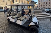 Rome: 3-Hour Private Golf Cart Tour with Food Tasting
