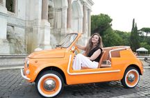Cabriolet Vintage Fiat 500 City tour with Photoshoot