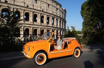 Cabriolet Vintage Fiat 500 City tour with Photoshoot