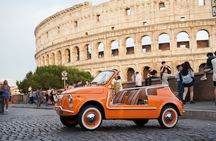 Cabriolet Vintage Fiat 500 City tour with Photoshoot