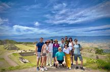 Monte Alban Chesillo and handicrafts alebrijes and black mud