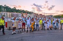 Nice in rollerblading at sunset, local meals & live music!