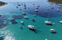 Split/Kaštela/Trogir: Blue Lagoon 3 Islands Tour with drinks