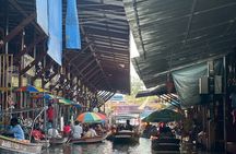 Damnoen Saduak and Maeklong Railway Market Tour with Private Car