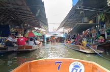 Damnoen Saduak and Maeklong Railway Market Tour with Private Car