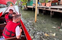 3 hours Walking and Canal tour by The Long tail Boat Tour in BKK
