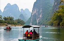 Private day tour :Guilin-LiRiver bamboo boat-Yangshuo Highlights 