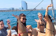 Barcelona Sailing Experience 2 hs w/Premium Snacks & Drinks