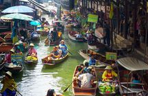 Bangkok 2-Day Tour: Thai Cuisine, Floating, Fun & Train Markets