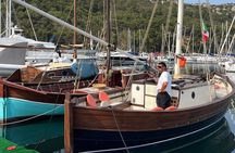 Cagliari boat tour with five swim stops And typical aperitif