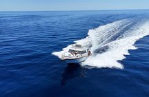 Explore Elaphiti islands by Private trip with Ferretti mini yacht