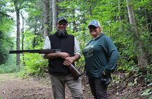 Guided Clay Target Shooting in Haliburton Forest