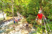 Dunns River Falls and Zipline Adventure from Ocho Ríos 