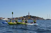 Rovinj amazing kayak tour-free drink &snorkeling &jumps &photos