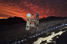Night Sandboarding at Sunset and Under the Stars or Full Moon