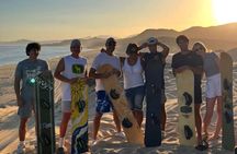 Night Sandboarding at Sunset and Under the Stars or Full Moon