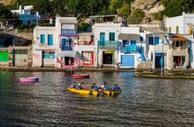 Sunset Kayak Adventure in Milos to Colorful Klima