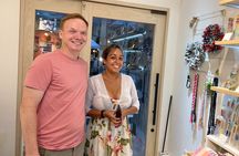 Handmade wreath experience using tatami mat edges in Tokyo