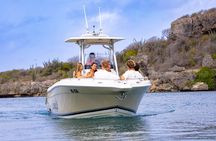 Private Luxury 28ft Boat Trip Coastline Trip Curacao