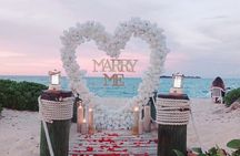 Private Romantic Beach Proposal in Nassau Bahamas 