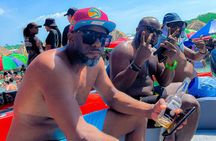 Boat Party on Cholón Island 