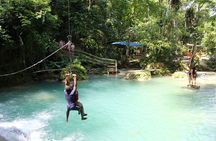 WATERFALL- Blue Hole Waterfall Adventure Swim and Rope Swing