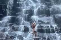 Ubud Top Waterfall and swing in tegallalang
