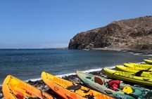 Tenerife: Guided kayak tour with snorkeling in a marine reserve