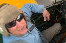 Historical Flight in an Open Cockpit Biplane from WWII
