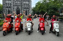 The insider's Hanoi + Train Street 4,5 Hours Female Ao Dai Riders