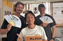 Asakusa：Japanese Calligraphy & Make your original folding fan!