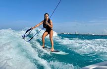 Wake Surfing Lessons and Snorkeling #1 Experience Cancun 4hr 