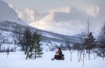 Midday Snowmobiling in Camp Tamok with Guide