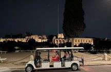 2H-Rome by Night : Private Golf Cart Tour with Prosecco & Pick-Up