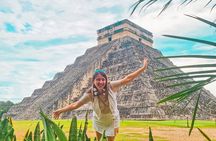 Chichen Itza Deluxe Tour with Mayan Buffet and Cenote Chichikan