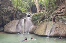 Private Tour to Erawan Waterfall and Boat Tour in Kanchanaburi 