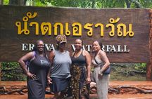 Private Tour in Erawan Waterfall and Boat Tour in Kanchanaburi 
