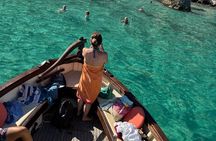 Cagliari boat tour : 5 swim stops, snorkeling & Sardinian aperitif