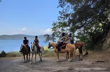 Lake Martignano Horseback Ride with Guide Near Rome