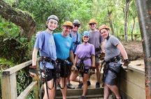 Zip Line Eco Park Sloths Monkeys and Beach Break Private Tour